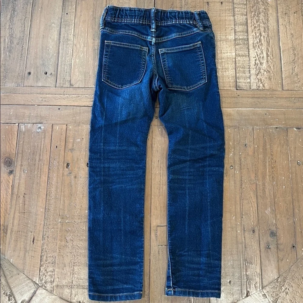 Gap set of 2 bundle denim jeans 6-7 years small pull on slim fit stretch